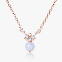 Lotus Lavender Jade Necklace - Carrie K.