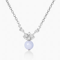 Lotus Lavender Jade Necklace - Carrie K.