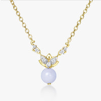 Lotus Lavender Jade Necklace - Carrie K.