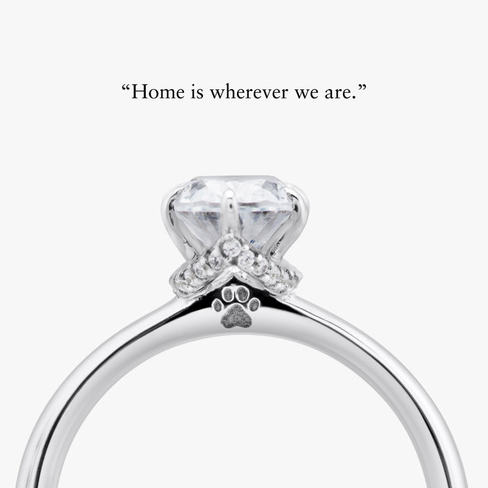 Home Ring With Straight Band