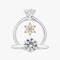 Entwine Ring With Tapered Band