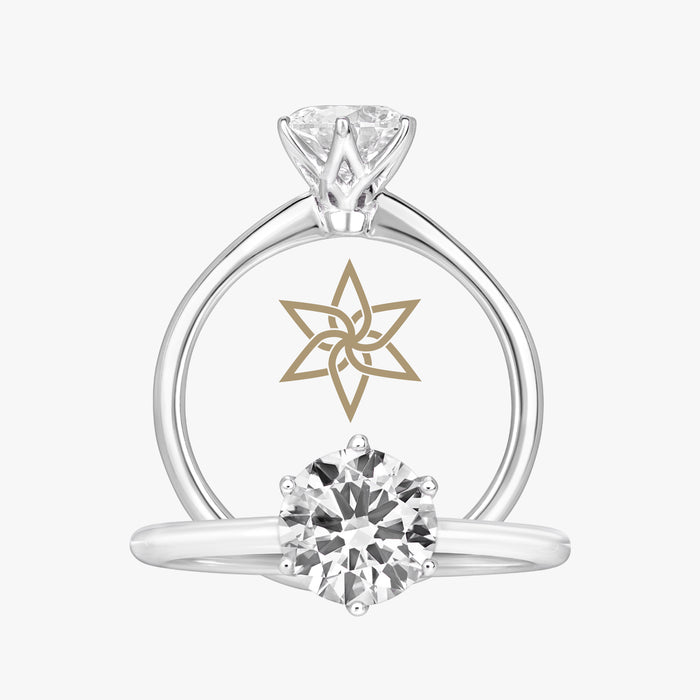 Entwine Ring With Tapered Band