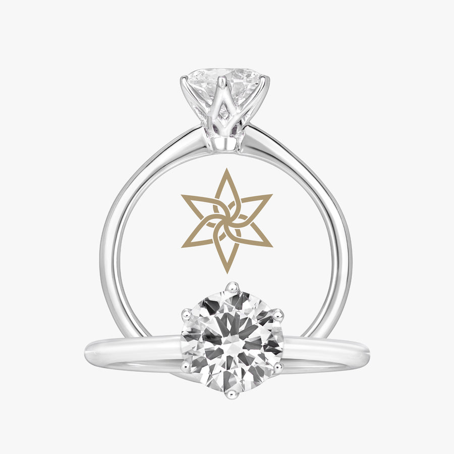 Entwine Ring With Tapered Band