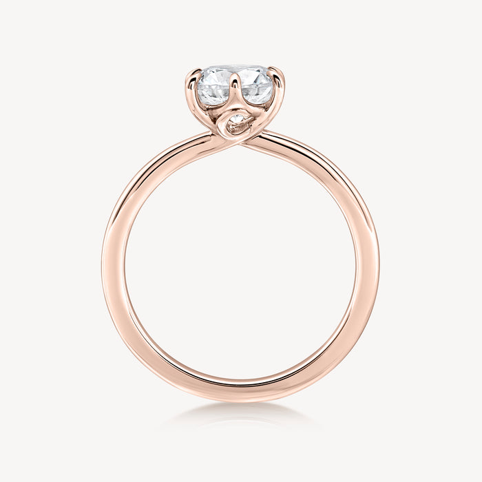 The Love Letter Ring With Tapered Band - Carrie K.