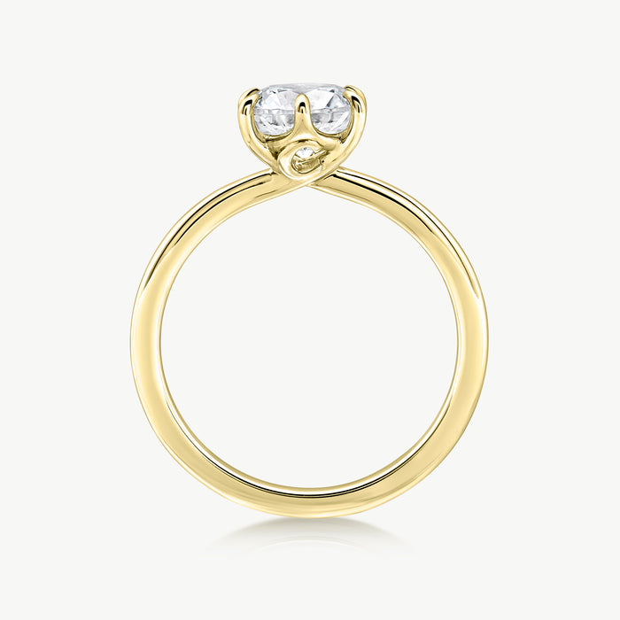 The Love Letter Ring With Tapered Band - Carrie K.
