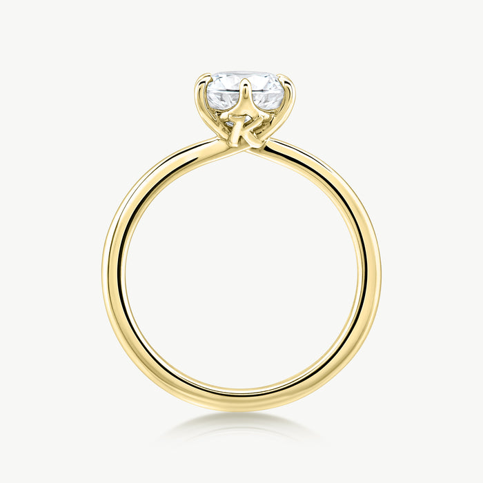 The Love Letter Ring With Tapered Band - Carrie K.