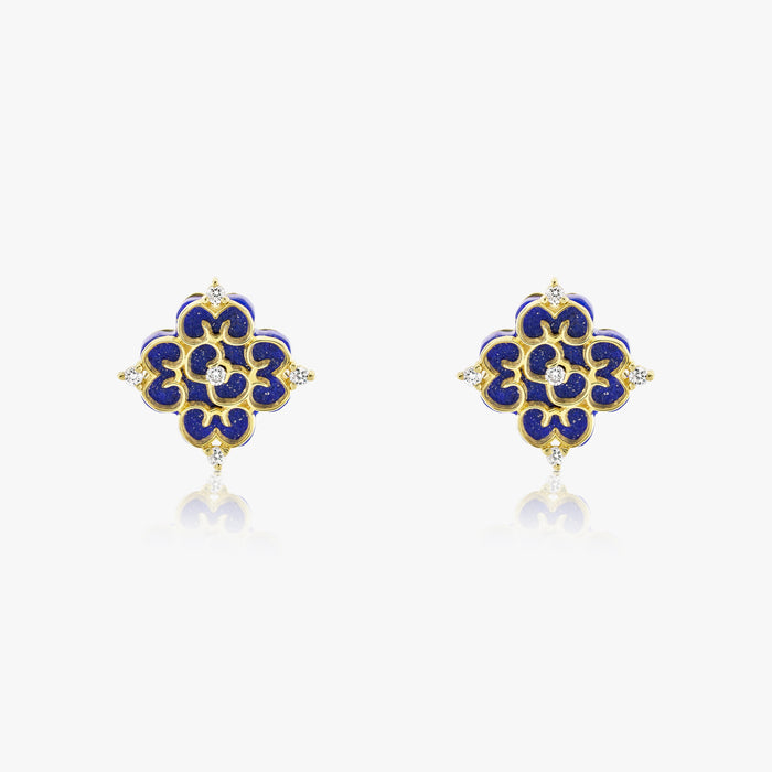 Blessings Mini Lapis Lazuli Studs