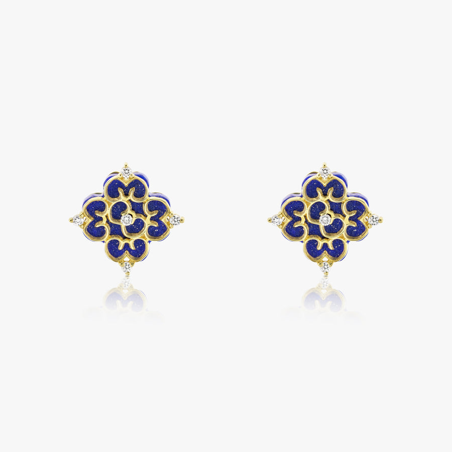 Blessings Mini Lapis Lazuli Studs