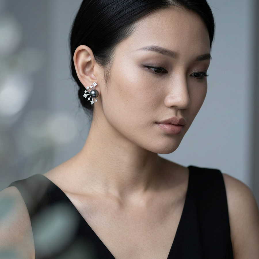 Starburst Diamond Ear Jacket - Carrie K.