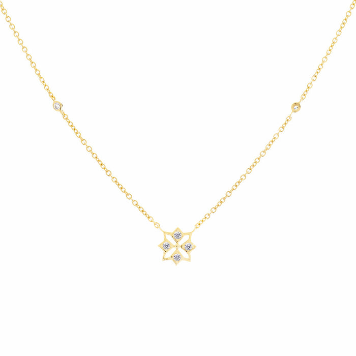 Star Mini Necklace (14K Gold) - Carrie K.