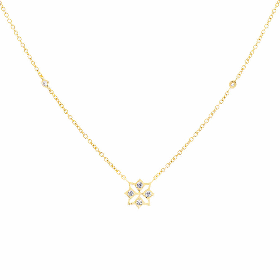 Star Mini Necklace (14K Gold) - Carrie K. 