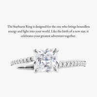 Starburst Solitaire Ring