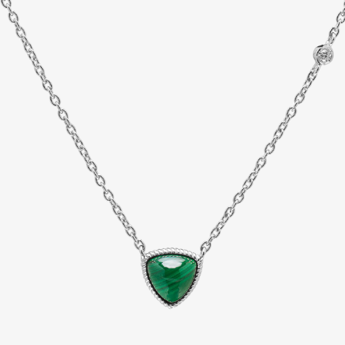 Trilliant Cabochon Necklace - Carrie K. 