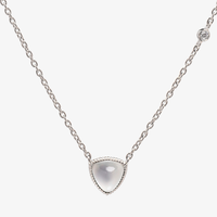 Trilliant Cabochon Necklace - Carrie K. 