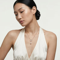 Blessings Pearl Necklace with Mother of Pearl (14K Gold) - Carrie K.