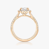 Classic Halo Pave Ring