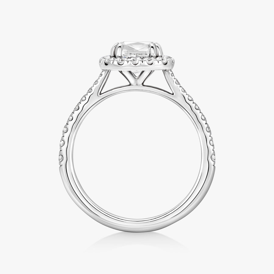 Classic Halo Pave Ring - Carrie K. 
