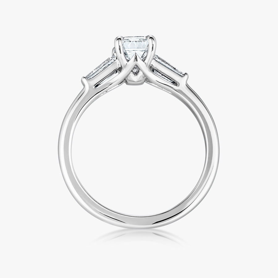 Pinnacle Tapered Baguette Trilogy Ring - Carrie K. 