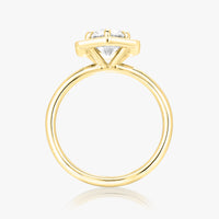 Fine Hexa Halo Ring