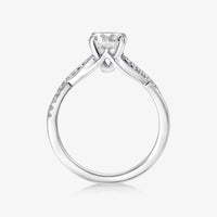 Pinnacle Infinity Half Diamond Ring