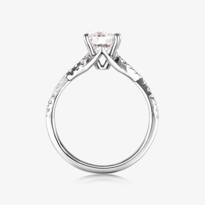 Pinnacle Infinity Full Diamond Ring