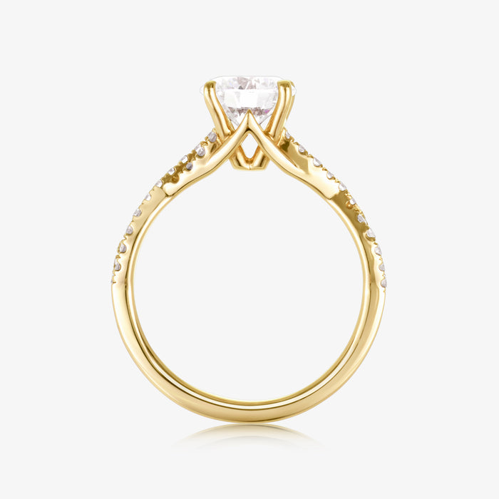 Pinnacle Infinity Full Diamond Ring