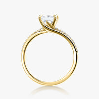 Starburst Solitaire Ring