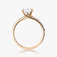 Starburst Solitaire Ring