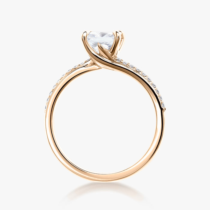 Starburst Solitaire Ring