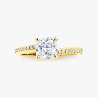 Starburst Solitaire Ring