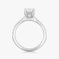 1.51ct Lab-Grown Diamond Hidden Halo Pave Ring