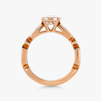 Pinnacle Art Deco Bezel Ring - Carrie K.