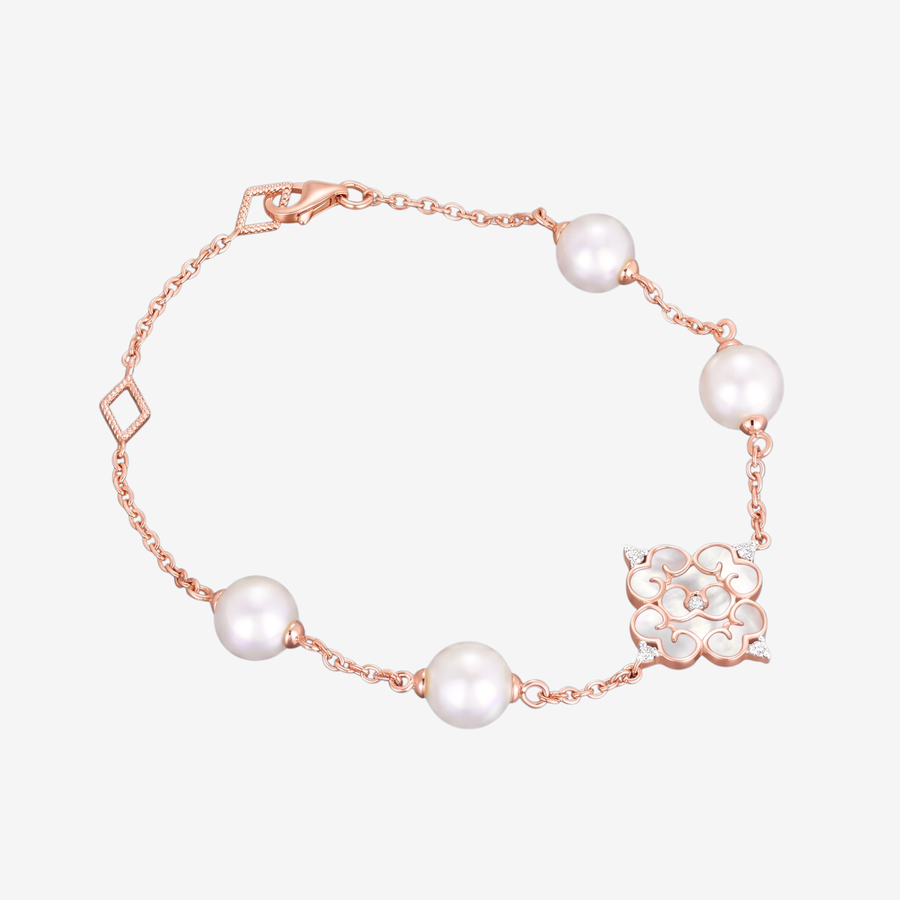 Blessings Pearl Bracelet with Mother of Pearl - Carrie K.
