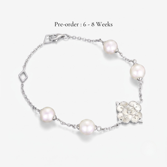 Blessings Pearl Bracelet with Mother of Pearl - Carrie K.