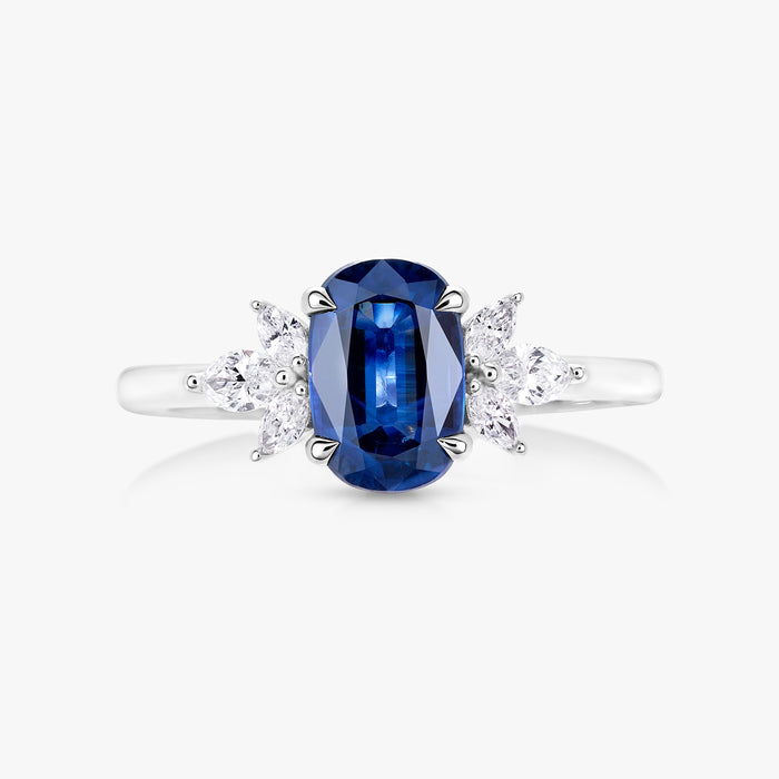 1.46ct Blue Sapphire Atria Ring - Carrie K. 