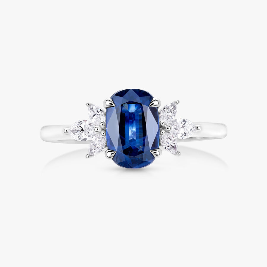 1.46ct Blue Sapphire Atria Ring - Carrie K. 