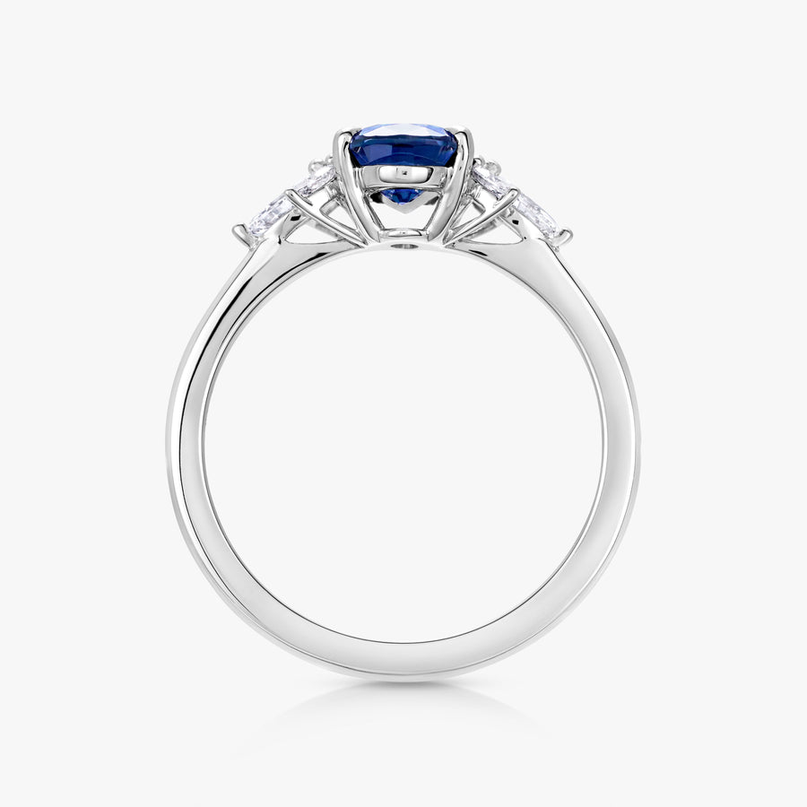 1.46ct Blue Sapphire Atria Ring - Carrie K. 