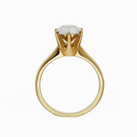 0.06ct Diamond Heart of Gold Ring - Carrie K. 