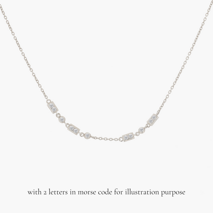 Code Link T Necklace - Carrie K. 