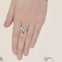 Pearl Star Ring (18K Gold) - Carrie K. 