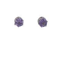 Hexa Solitaire Studs - Carrie K. 