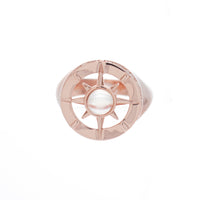 Compass Signet Ring (9K Gold) - Carrie K. 