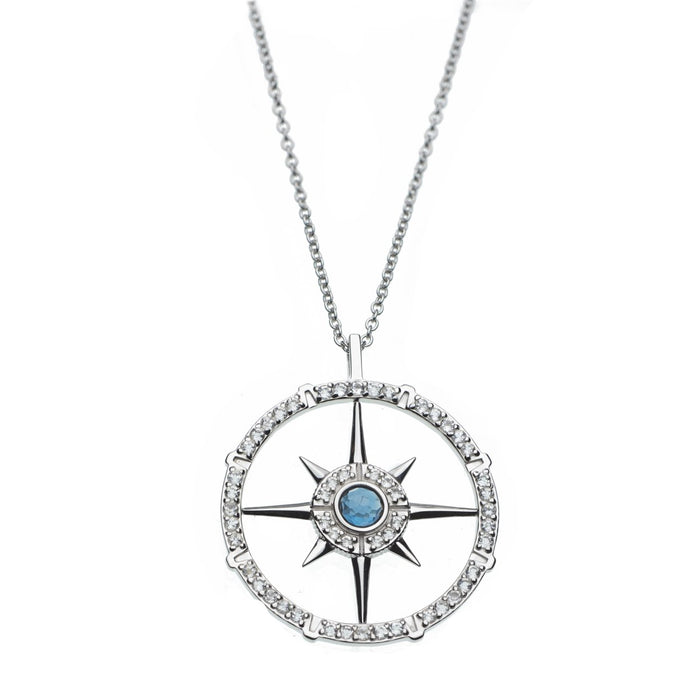Compass Long Necklace - Carrie K. 