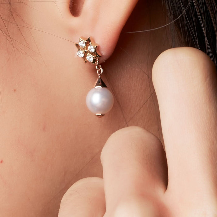 Pearl Ear Drops (18K Gold) - Carrie K. 