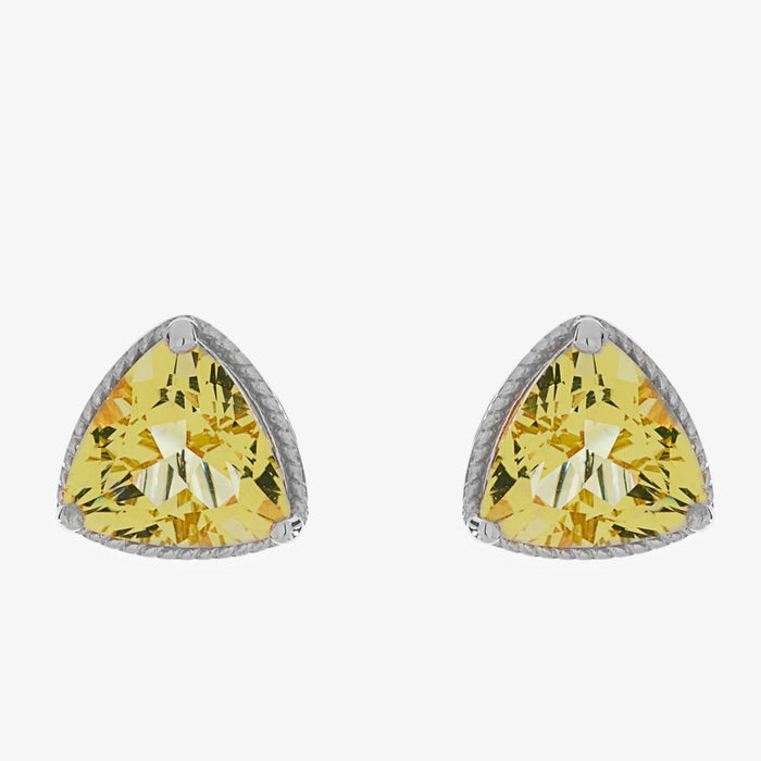 Trilliant Studs (14K Gold) - Carrie K. 