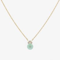 Star Mini Jade Necklace (14K Gold) - Carrie K. 