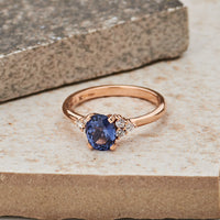 1.15ct Blue Spinel Aurora Ring - Carrie K. 