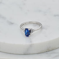 1.56ct Blue Sapphire Aurora Ring - Carrie K. 