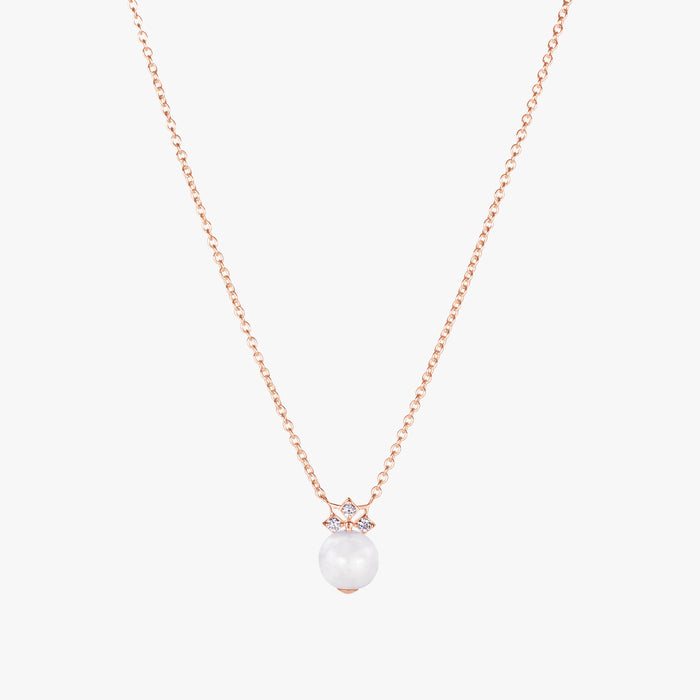 Star Mini Lavender Jade Bead Necklace (14K Gold) - Carrie K. 