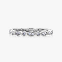 Achernar Half Eternity Ring - Carrie K. 